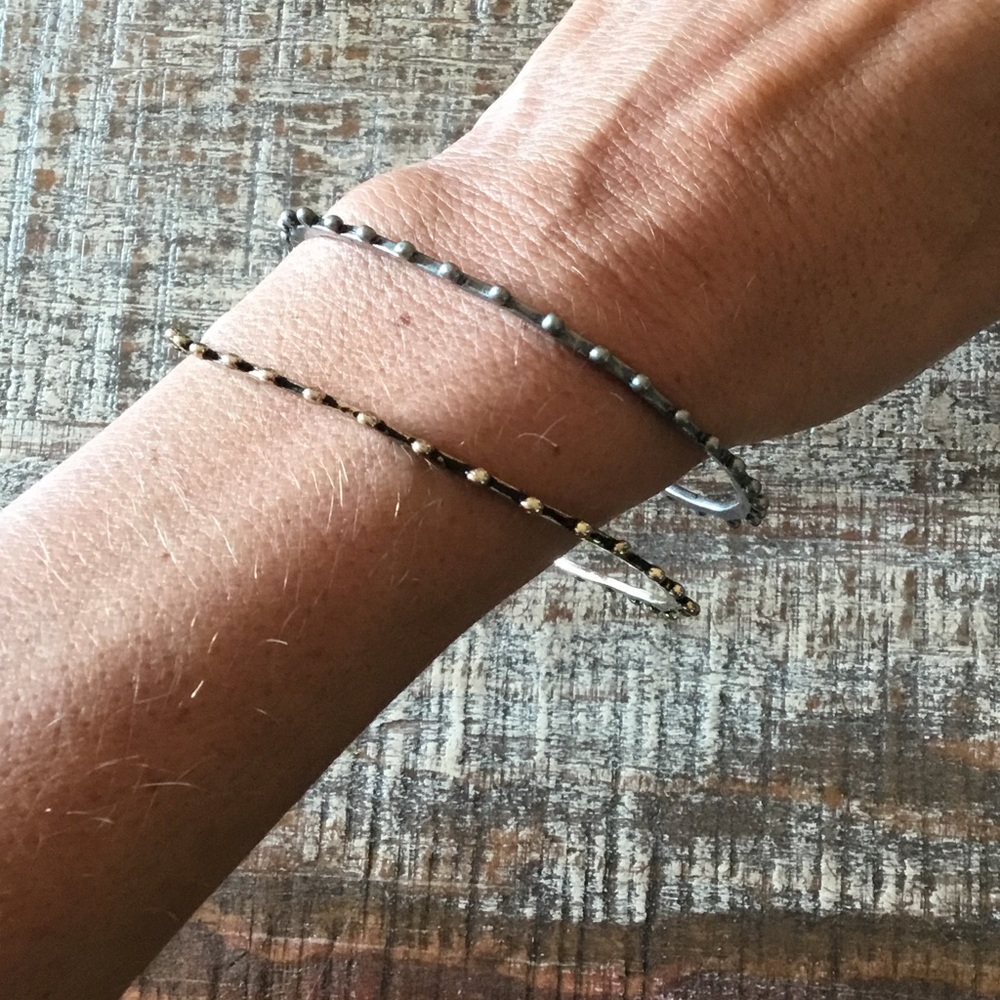 Kendra Scott Metal Bangle Bracelets Set of 2